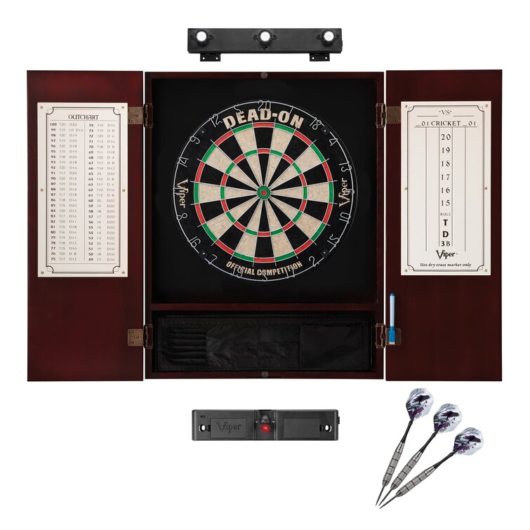 Viper Dead On Sisal Bristle Dartboard and Cabinet Set & Reviews